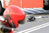 42-letni motocyklista zginął w wypadku pod Bełchatowem