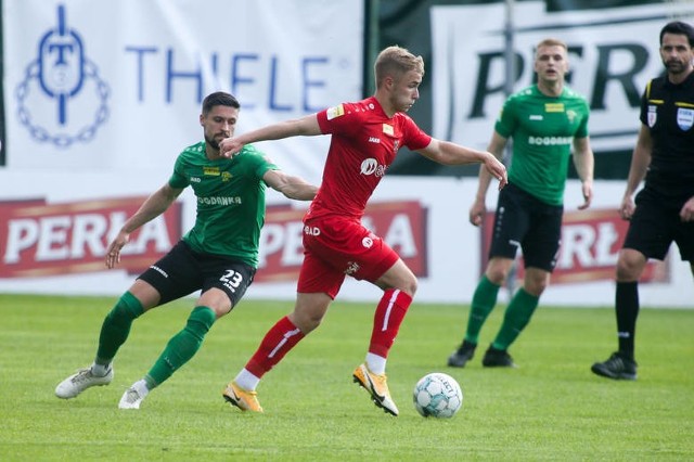 Górnik Łęczna - Odra Opole 1-1.