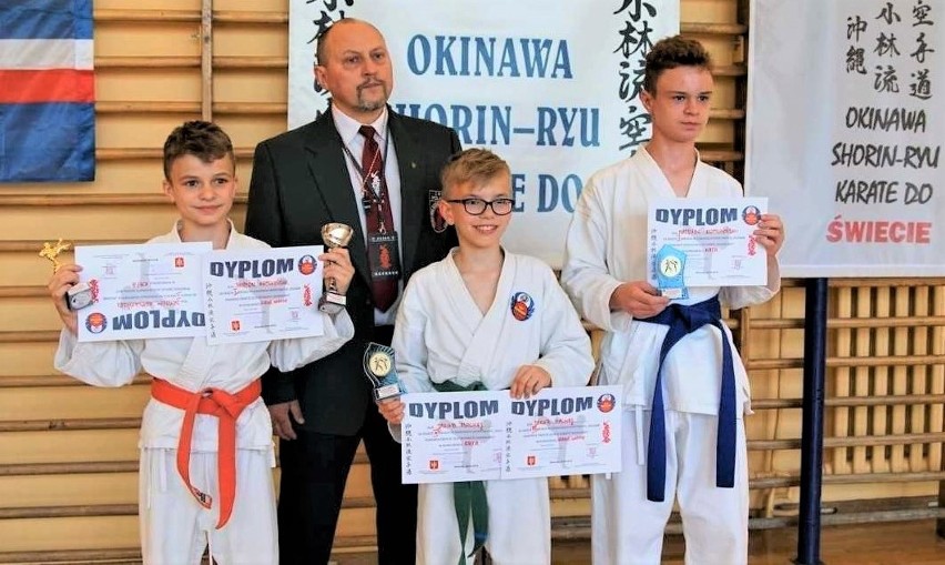 Najlepsi zawodnicy finałów Pucharu Pomorza Karate Shorin-Ryu...