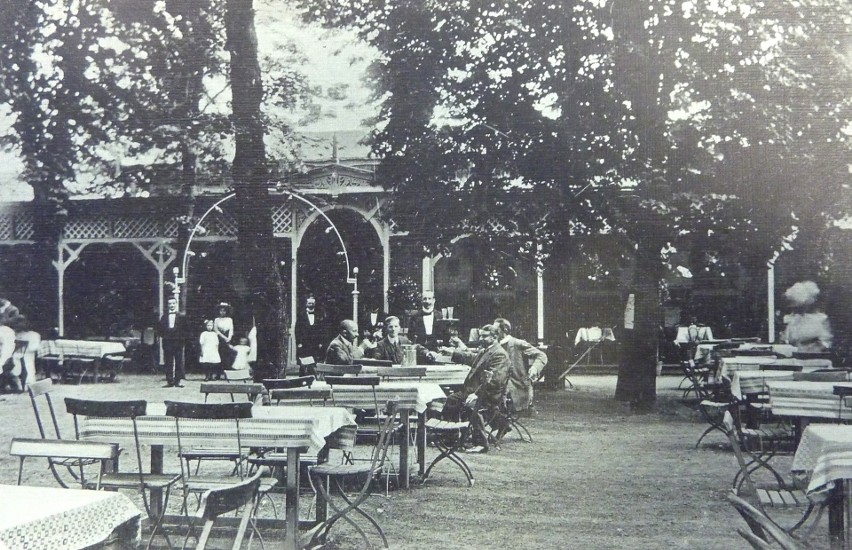 Tivoli za czasów Franza Grześkowiaka, pocztówka, 1912 r.