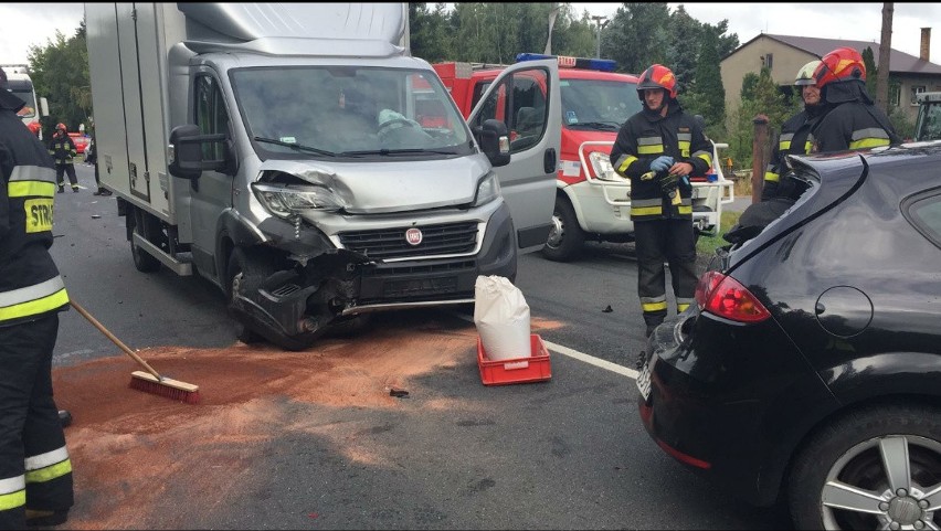 Wypadek w Laskowcu, na drodze krajowej nr 61, 10.07.2019