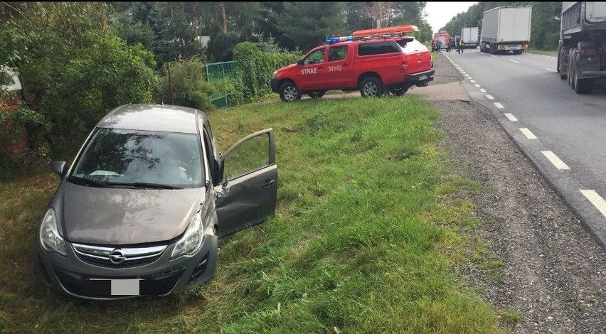 Wypadek w Laskowcu, na drodze krajowej nr 61, 10.07.2019