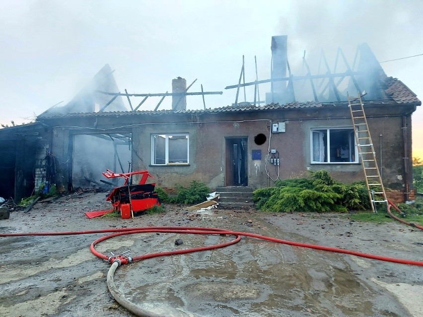 Pożar w miejscowości Silginy