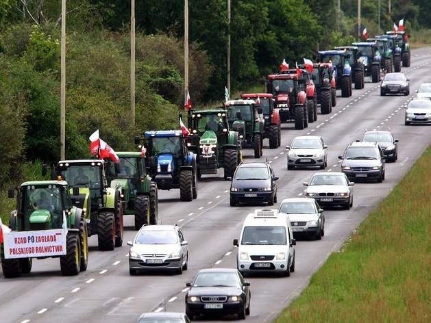 Protest rolników w Szczecinie