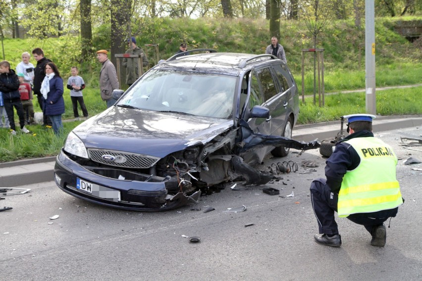 Wypadek na Osobowickiej we Wrocławiu