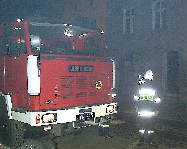 Ulica św. Jakuba - stąd strażacy mieli  łatwiejszy dostęp do płonącego budynku.