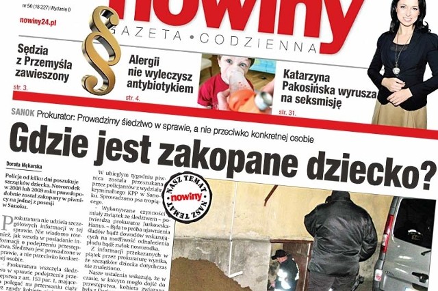 O tej szokującej sprawie pisaliśmy w Nowinach i w portalu nowiny24.pl jako pierwsi wczoraj.