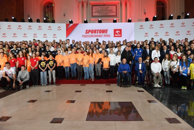 W siedzibie Orlenu zgromadziło się około 300 sportowców sponsorowanych przez PKN Orlen