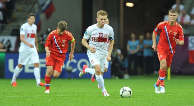 Jedną z nielicznych miłych chwil podczas Euro 2012 był mecz z Rosją i piękna bramka Jakuba Błaszczykowskiego