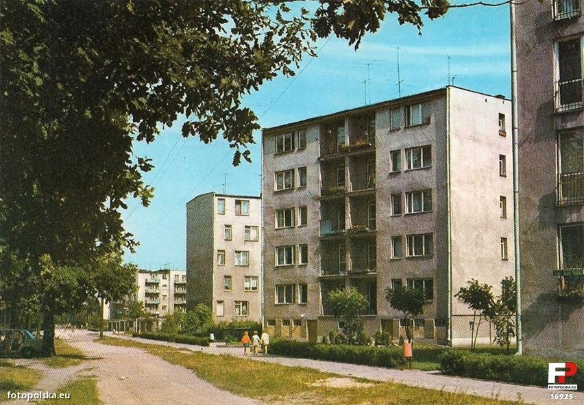 Lata 1965-1980, osiedle mieszkaniowe w Pionkach.