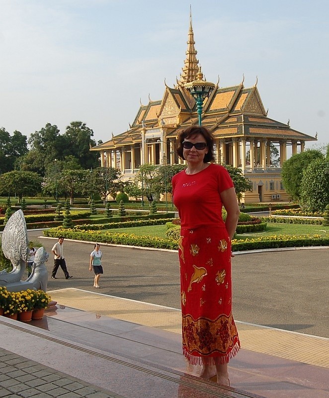 Palac Królewski w Phnom Penh stolicy Kambodzy