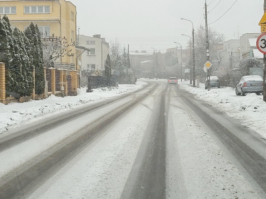 Atak zimy w Białymstoku. 25.01.2021