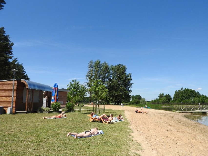 18.06.2019 bialystok plaza miejska dojlidy zakaz kapieli fot...