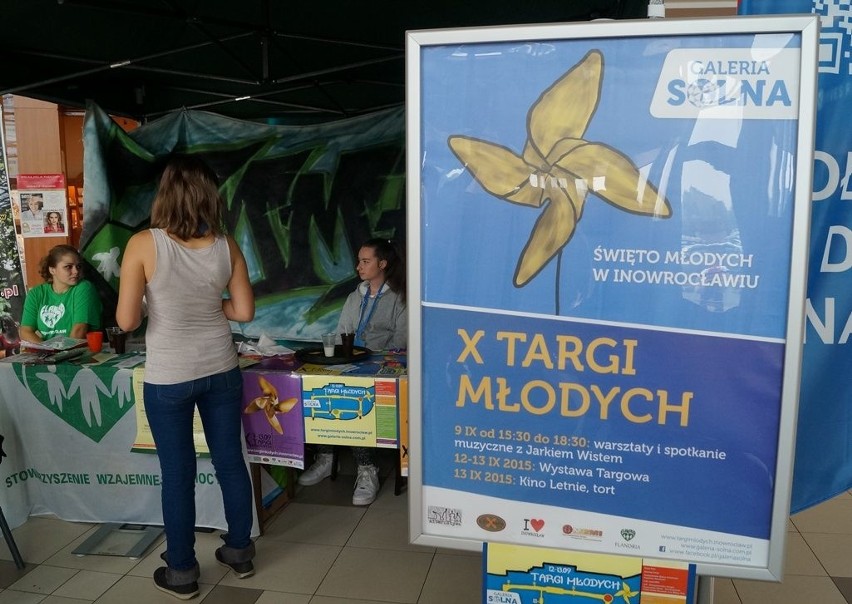 Plakat jubileuszowych X Targów Młodych