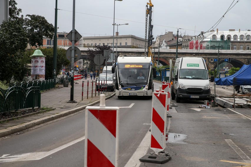 Wielki remont na Grzegórzeckiej, brak przejazdu i objazdy