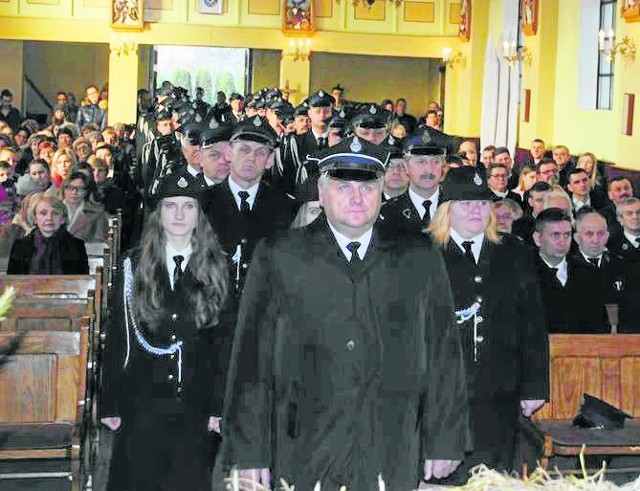 Msza święta w intencji strażaków ochotników z gminy Stara Błotnica była odprawiona w kościele w Starym Goździe.