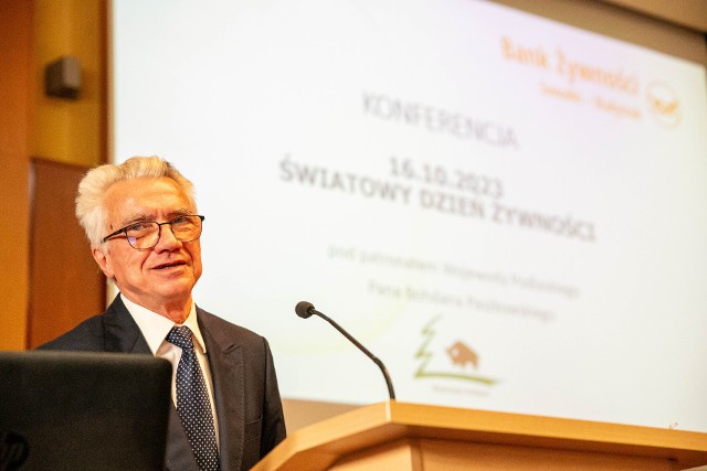 Prezes Stowarzyszenia Bank Żywności Suwałki - Białystok Romuald Turczyński