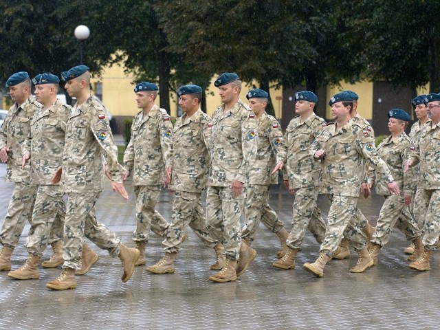 Wczoraj uroczyście pożegnano żołnierzy wyruszających na misję.