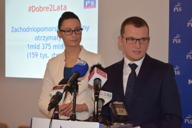 Małgorzata Golińska i Paweł Szefernaker