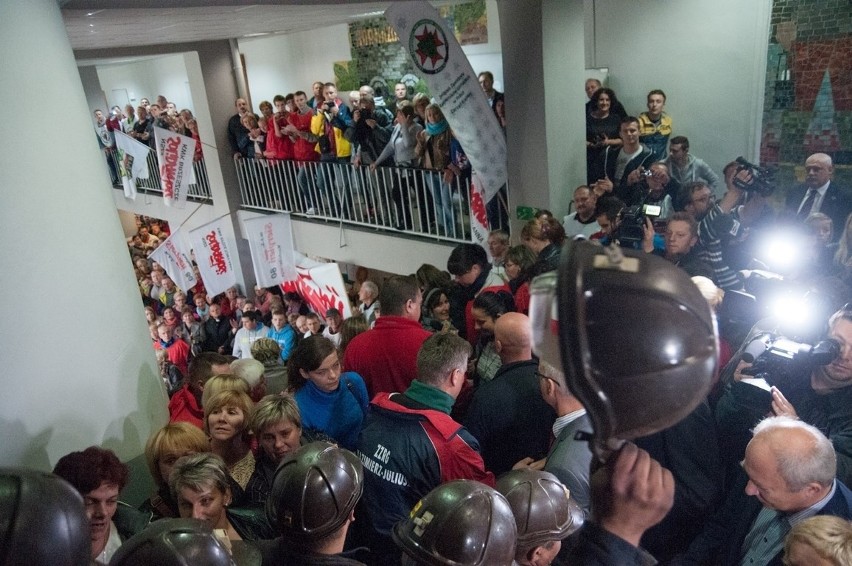 Górnicy KWK Kazimierz-Juliusz zakończyli podziemny protest