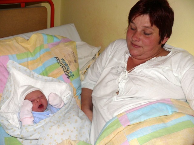 Aneta Wołoszyn z Rzeczycy Długiej w szpitalu w Stalowej Woli.