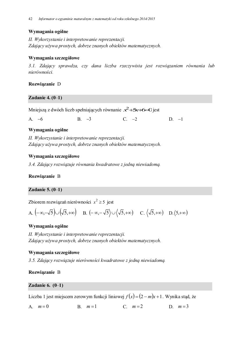 Matura 2017 Matematyka już dziś. W piątek, 5 maja,...