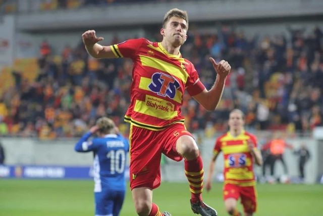 Jagiellonia Białystok awansowała do finału Pucharu Polski. Białostoczanie pokonali u siebie Miedź Legnica 2:1 i 2 maja wystąpią w Warszawie w finale na stadionie PGE Narodowy. Bohaterem Jagi był zdobywca dwóch bramek Taras Romanczuk. Zobaczcie, kto jeszcze zasłużył na wysokie noty (w skali od 1-10)