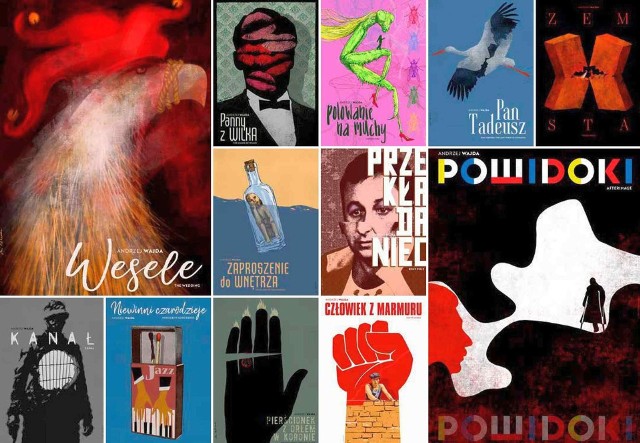 To niektóre z nowych plakatów Andrzeja Pągowskiego, prezentowanych w inowrocławskiej Galerii Miejskiej