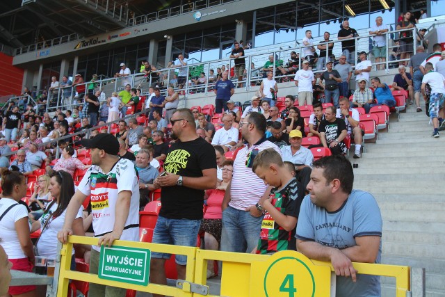 Kibice na meczy GKS Tychy - Stal Mielec
