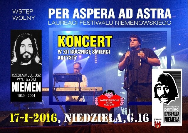 Tak wygląda plakat promujący koncert