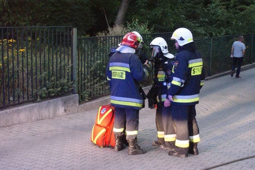 We wtorek wieczorem miał miejsce pożar w jednym z bloków...