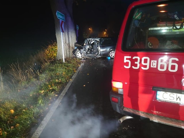 W nocy z niedzieli na poniedziałek (z 23 na 24 października) w Brzemionach (w powiecie świeckim, w gminie Lniano) doszło do wypadku.