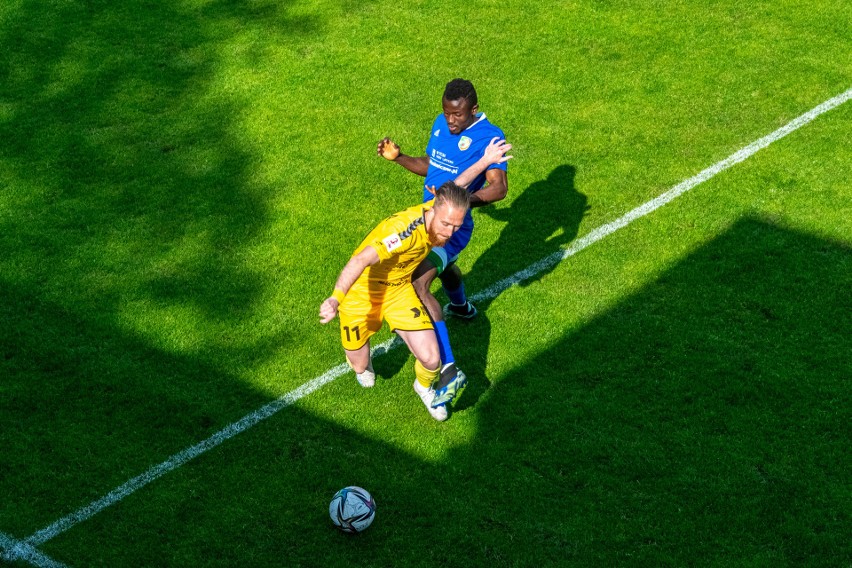 Zielonogórskim piłkarzom ulżyło. Lechia „przepchnęła” mecz z Miedzią II Legnica