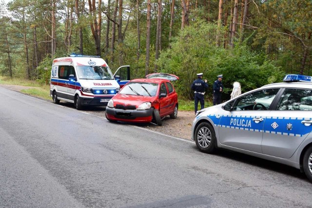 W sobotę, 22 września o godz. 11.30 na drodze między Jaroszowcem a Kolbarkiem zderzyły się dwa samochody
