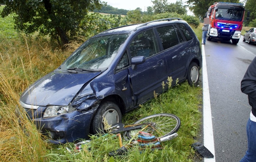 Wypadek w Lubuczewie. Kierowca zderzył się z samochodem i...