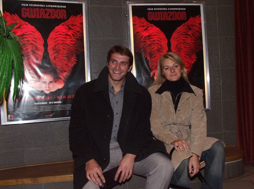 Maciej Dowbor na premierze fiilmu "Gwiazdor", 2002 r....