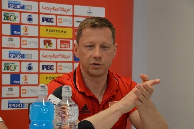 Dariusz Banasik, trener Radomiaka Radom.