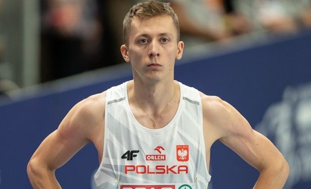Mateusz Borkowski ze srebrnym medalem Halowych Mistrzostw Europy.