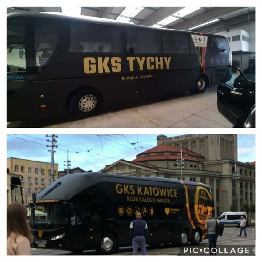 Porównanie autokarów GKS-u Tychy i GKS-u Katowice....