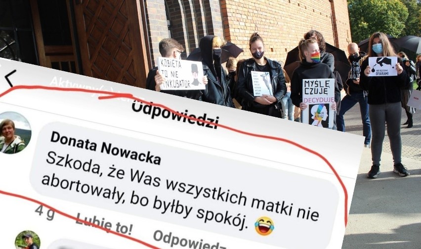 Nauczycielka zamieściła wpis pod artykułem o proteście...