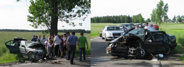 W tym wypadku zginąć mogło pięcioro młodych ludzi. Kierowca volkswagena zdecydował się wyprzedzać jadące auta i zderzył się czołowo z BMW.