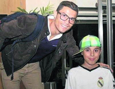 Ronaldo przyszedł do szatni jako ostatni piłkarz i spełnił marzenie 12-letniego Gabriela