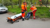 Kierowca zatrzymany po pościgu na autostradzie. Wcześniej potrącił dwie osoby na chodniku [ZDJĘCIA]