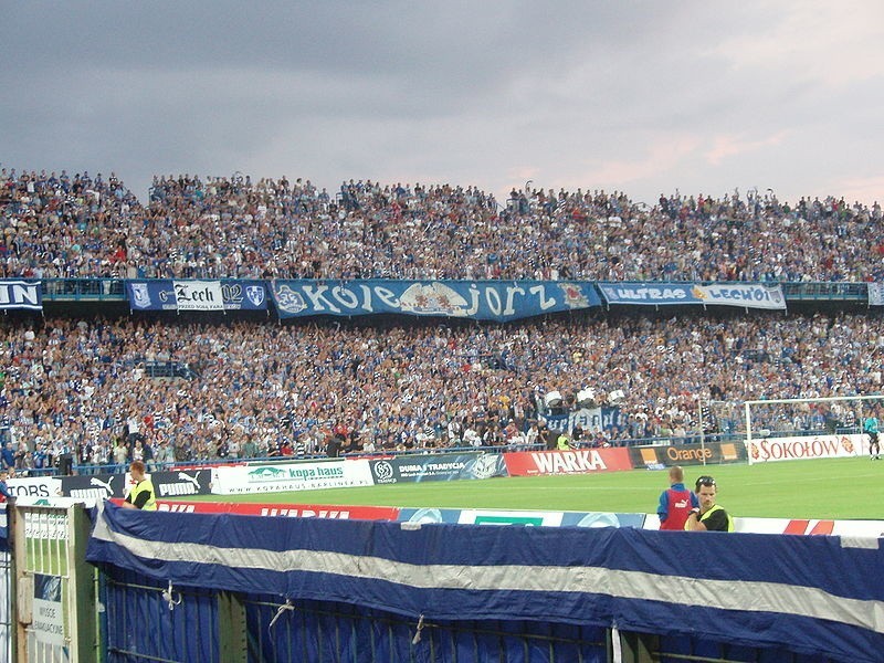 Tak wyglądał stadion przy Bułgarskiej przed modernizacją....