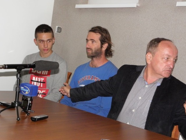 Jacek Domozych (z prawej) podkreśla, że wszystko jest na dobrej drodze.