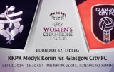 Medyk Konin - Glasgow City. Mistrzynie Polski walczą w 1/16 Ligi Mistrzów