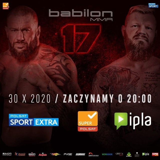 Gala Babilon MMA 17 odbędzie się 30.10, start o godz. 20