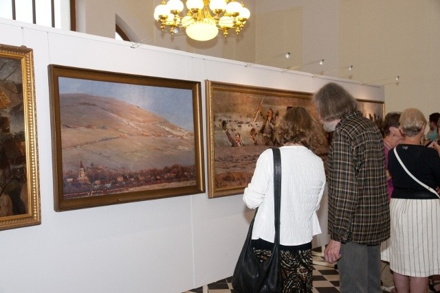 Fragmentu Panoramy Siedmiogrodzkiej można oglądać w Galerii "Panorama" na dworcu PKP w Tarnowie