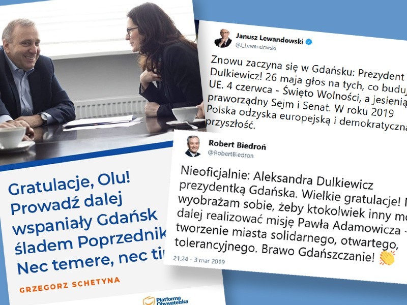 Wybory w Gdańsku 3.03.2019. Opinie i komentarze po wyborach uzpełniających prezydenta Gdańska [zdjęcia, wideo]