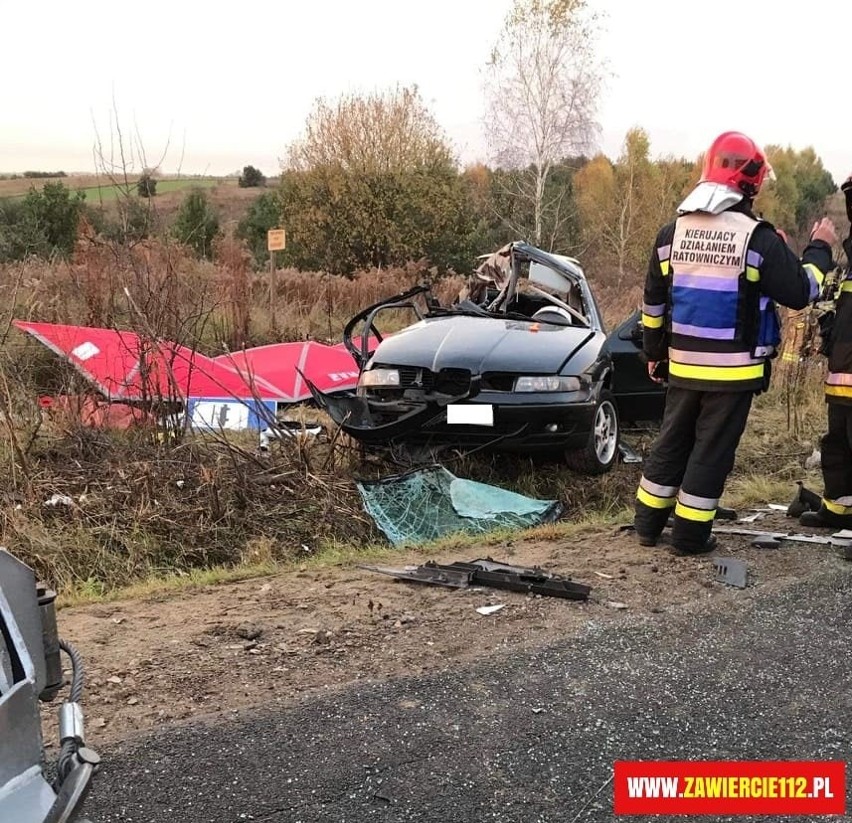 Tragiczny wypadek w Zawierciu: trzy osoby zginęły